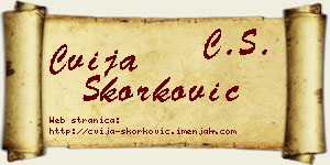 Cvija Skorković vizit kartica